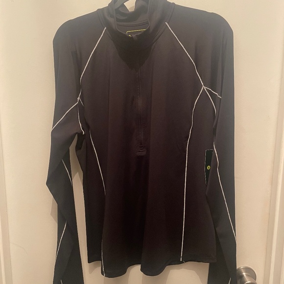 G.H. Bass Company Black Explorer 1/4 Zip Jacket X Large NWT - Picture 1 of 5